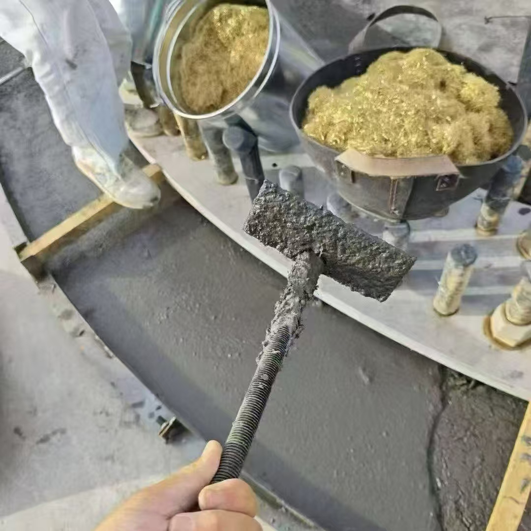 昆山C120钢纤维高强无收灌浆料 轧机压缩机汽轮机发电机锻压设备底座灌浆材料